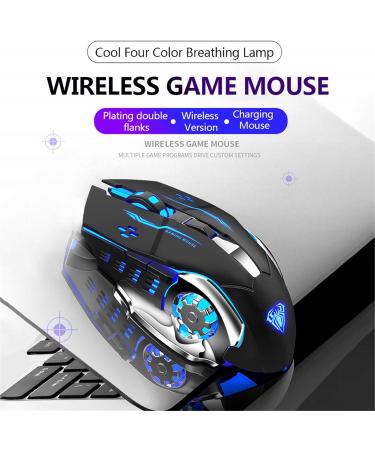 AULA SC100 Silent Wireless Gaming Mouse