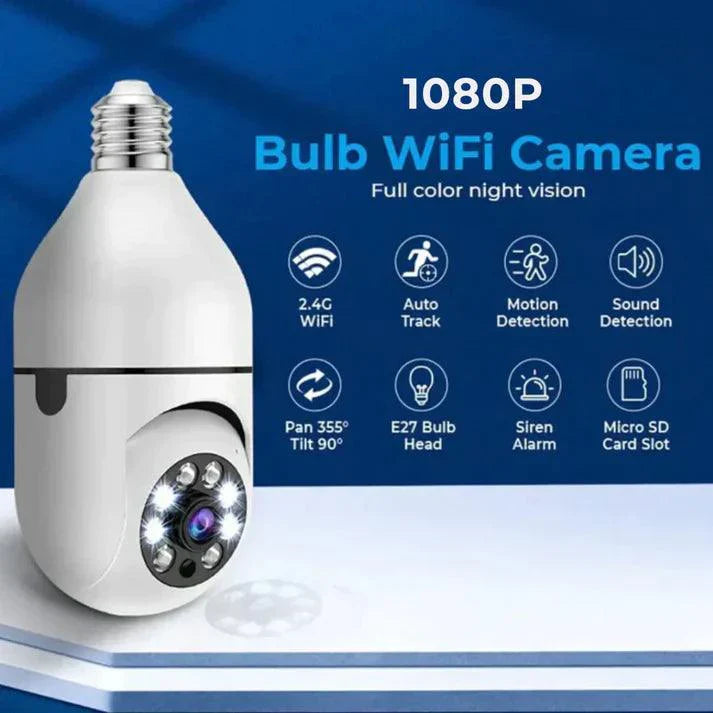 360° WiFi 1080p Bulb Camera - My Store