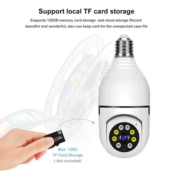 360° WiFi 1080p Bulb Camera - My Store