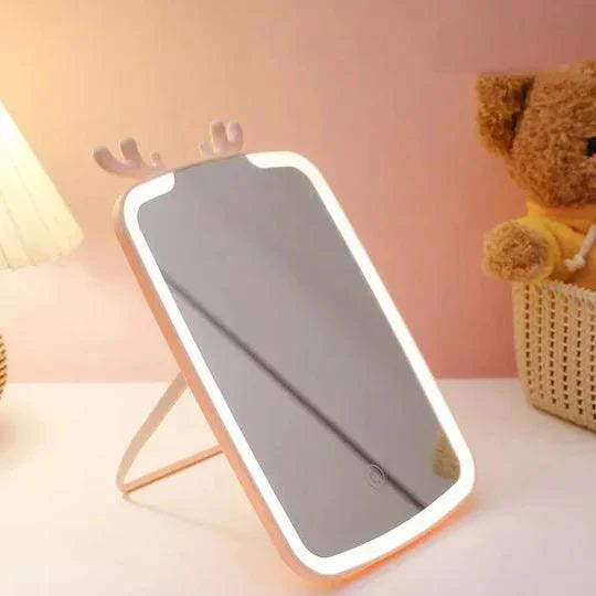 Rechargeable Deer LED Desktop Mirror - My Store